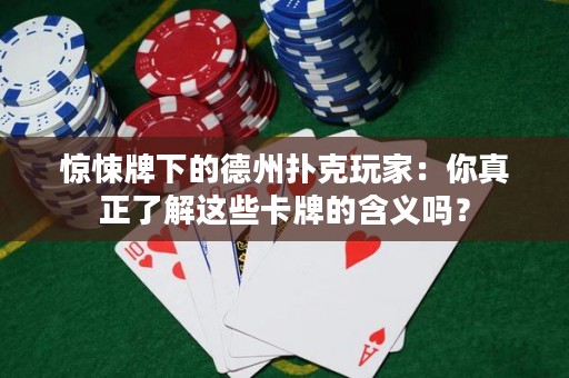 惊悚牌下的德州扑克玩家：你真正了解这些卡牌的含义吗？