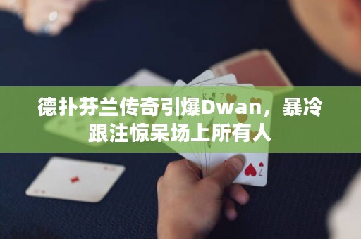 德扑芬兰传奇引爆Dwan，暴冷跟注惊呆场上所有人