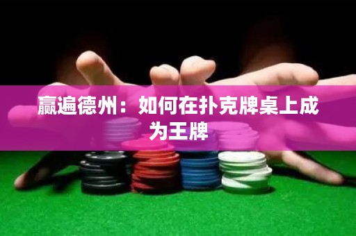 赢遍德州：如何在扑克牌桌上成为王牌