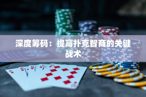 深度筹码：提高扑克智商的关键战术